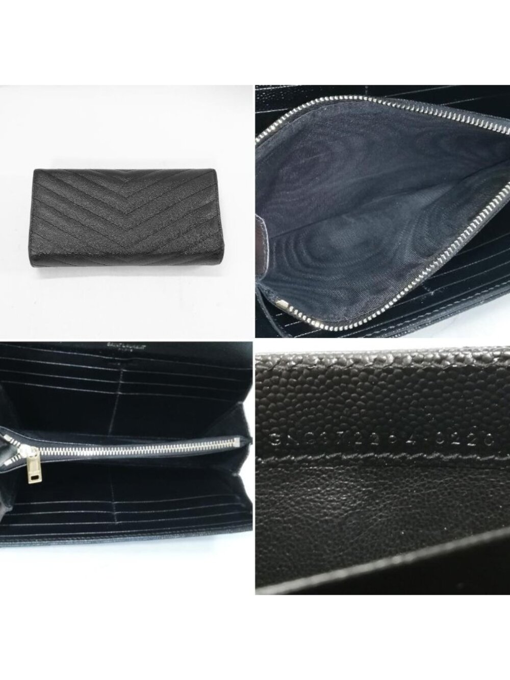Saint Laurent Wallet Matelasse Stitch Flap - Picture 4 of 6